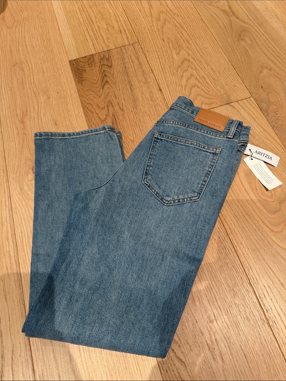 Denim Forum The Arlo High Rise Straight Jeans